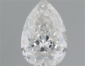Picture of Natural Diamond 1.00 Carats, Pear with  Cut, G Color, SI2 Clarity and Certified by IGI