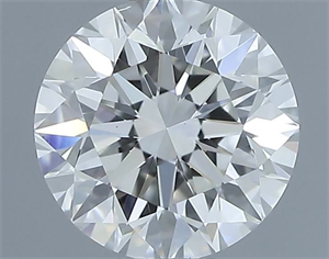 Foto Diamante Natural 0.60 quilates, Redondo , Color F, claridad VS1 y certificado IGI de