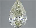 Natural Diamond 2.01 Carats, Pear with  Cut, K Color, SI1 Clarity and Certified by IGI