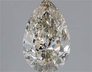 Picture of Natural Diamond 2.01 Carats, Pear with  Cut, J Color, SI2 Clarity and Certified by IGI