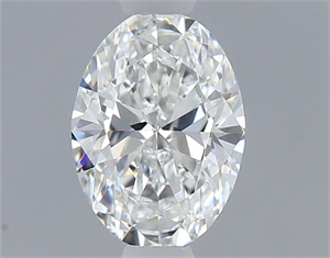 Picture of Natural Diamond 0.40 Carats, Oval with  Cut, E Color, VVS1 Clarity and Certified by GIA