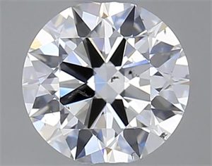 Foto Diamante Natural 0.50 quilates, Redondo , Color H, claridad SI1 y certificado GIA de