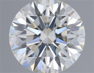 Foto Diamante Natural 0.60 quilates, Redondo , Color J, claridad SI1 y certificado GIA de