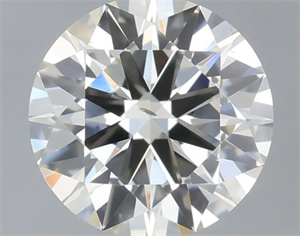 Picture of Natural Diamond 0.50 Carats, Round with Excellent Cut, I Color, SI1 Clarity and Certified by IGI