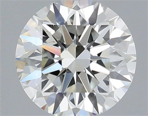 Picture of Natural Diamond 0.40 Carats, Round with Excellent Cut, H Color, VS2 Clarity and Certified by IGI