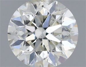 Picture of Natural Diamond 0.49 Carats, Round with Very Good Cut, I Color, SI2 Clarity and Certified by IGI