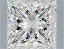 Natural Diamond 0.80 Carats, Princess with  Cut, I Color, VVS2 Clarity and Certified by IGI