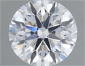 Diamante Natural 0.76 quilates, Redondo , Color D, claridad VS2 y certificado GIA