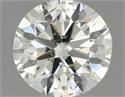Natural Diamond 0.50 Carats, Round with Excellent Cut, I Color, SI2 Clarity and Certified by IGI
