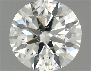 Picture of Natural Diamond 0.50 Carats, Round with Excellent Cut, I Color, SI2 Clarity and Certified by IGI