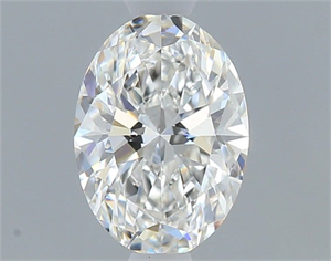 Picture of Natural Diamond 0.57 Carats, Oval with  Cut, H Color, VS1 Clarity and Certified by GIA