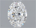 Natural Diamond 0.50 Carats, Oval with  Cut, E Color, VS2 Clarity and Certified by GIA