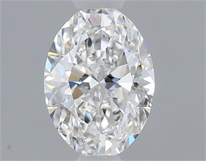 Picture of Natural Diamond 0.50 Carats, Oval with  Cut, E Color, VS2 Clarity and Certified by GIA