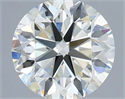 Natural Diamond 0.70 Carats, Round with Very Good Cut, J Color, SI1 Clarity and Certified by IGI