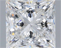 Diamante Natural 2.08 quilates, Princesa , Color F, claridad VS2 y certificado GIA