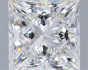 Foto Diamante Natural 2.08 quilates, Princesa , Color F, claridad VS2 y certificado GIA de