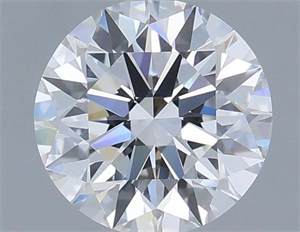 Picture of Lab Grown Diamond 1.10 Carats, Round with Excellent Cut, D Color, VVS2 Clarity and Certified by IGI