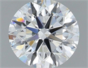 Del inventario de diamantes de laboratorio, 1.10 quilates, Redondo , Color E, claridad VS1 y certificado IGI