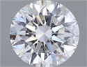 Del inventario de diamantes de laboratorio, 1.10 quilates, Redondo , Color D, claridad VVS2 y certificado IGI