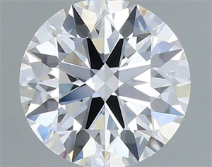 Picture of Lab Grown Diamond 1.07 Carats, Round with Ideal Cut, E Color, VVS2 Clarity and Certified by IGI