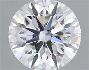 Picture of Lab Grown Diamond 1.10 Carats, Round with Excellent Cut, D Color, VVS2 Clarity and Certified by IGI