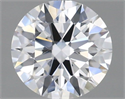 Lab Grown Diamond 1.07 Carats, Round with Ideal Cut, E Color, VVS2 Clarity and Certified by IGI