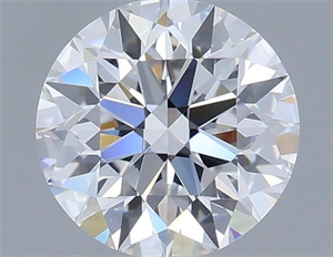 Picture of Lab Grown Diamond 1.10 Carats, Round with Excellent Cut, D Color, VVS2 Clarity and Certified by IGI