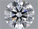 Lab Grown Diamond 1.00 Carats, Round with Ideal Cut, D Color, VS1 Clarity and Certified by IGI