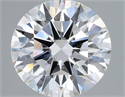 Del inventario de diamantes de laboratorio, 2.10 quilates, Redondo , Color F, claridad VVS2 y certificado IGI