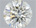 Natural Diamond 0.50 Carats, Round with Excellent Cut, J Color, SI2 Clarity and Certified by IGI