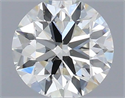 Diamante Natural 0.50 quilates, Redondo , Color H, claridad VVS2 y certificado IGI