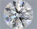 Diamante Natural 0.50 quilates, Redondo , Color H, claridad VVS2 y certificado IGI