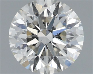 Foto Diamante Natural 0.61 quilates, Redondo , Color I, claridad SI2 y certificado GIA de