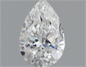 Diamante Natural 0.63 quilates, De pera , Color F, claridad VS2 y certificado GIA