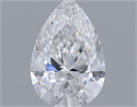 Diamante Natural 0.62 quilates, De pera , Color D, claridad VS2 y certificado GIA