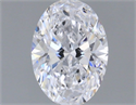 Natural Diamond 0.51 Carats, Oval with  Cut, D Color, VS2 Clarity and Certified by GIA