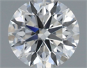 Diamante Natural 0.53 quilates, Redondo , Color G, claridad VS2 y certificado GIA