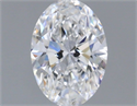Natural Diamond 0.51 Carats, Oval with  Cut, E Color, VVS2 Clarity and Certified by GIA