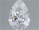 Diamante Natural 0.52 quilates, De pera , Color D, claridad VVS1 y certificado GIA
