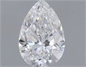 Natural Diamond 0.52 Carats, Pear with  Cut, D Color, VS1 Clarity and Certified by GIA