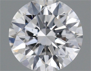 Picture of Natural Diamond 0.51 Carats, Round with Excellent Cut, D Color, SI1 Clarity and Certified by GIA