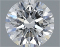 Natural Diamond 0.55 Carats, Round with Excellent Cut, G Color, VS2 Clarity and Certified by GIA