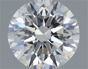 Picture of Natural Diamond 0.55 Carats, Round with Excellent Cut, G Color, VS2 Clarity and Certified by GIA