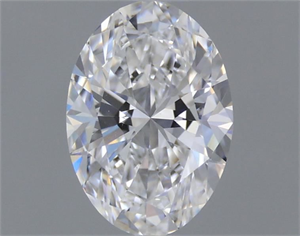 Foto Diamante Natural 0.53 quilates, Ovalado , Color D, claridad VS2 y certificado GIA de