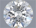 Natural Diamond 0.55 Carats, Round with Excellent Cut, I Color, VS1 Clarity and Certified by GIA