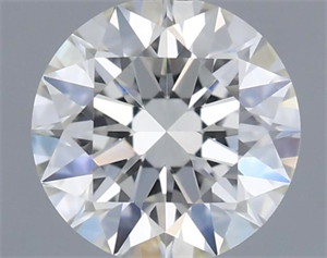 Picture of Natural Diamond 0.55 Carats, Round with Excellent Cut, I Color, VS1 Clarity and Certified by GIA