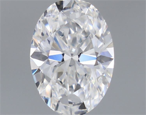 Picture of Natural Diamond 0.42 Carats, Oval with  Cut, D Color, VVS1 Clarity and Certified by GIA