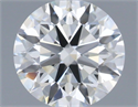 Diamante Natural 0.53 quilates, Redondo , Color J, claridad VVS2 y certificado GIA