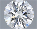 Diamante Natural 0.50 quilates, Redondo , Color J, claridad VVS2 y certificado GIA