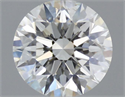 Natural Diamond 0.50 Carats, Round with Excellent Cut, I Color, VS2 Clarity and Certified by GIA